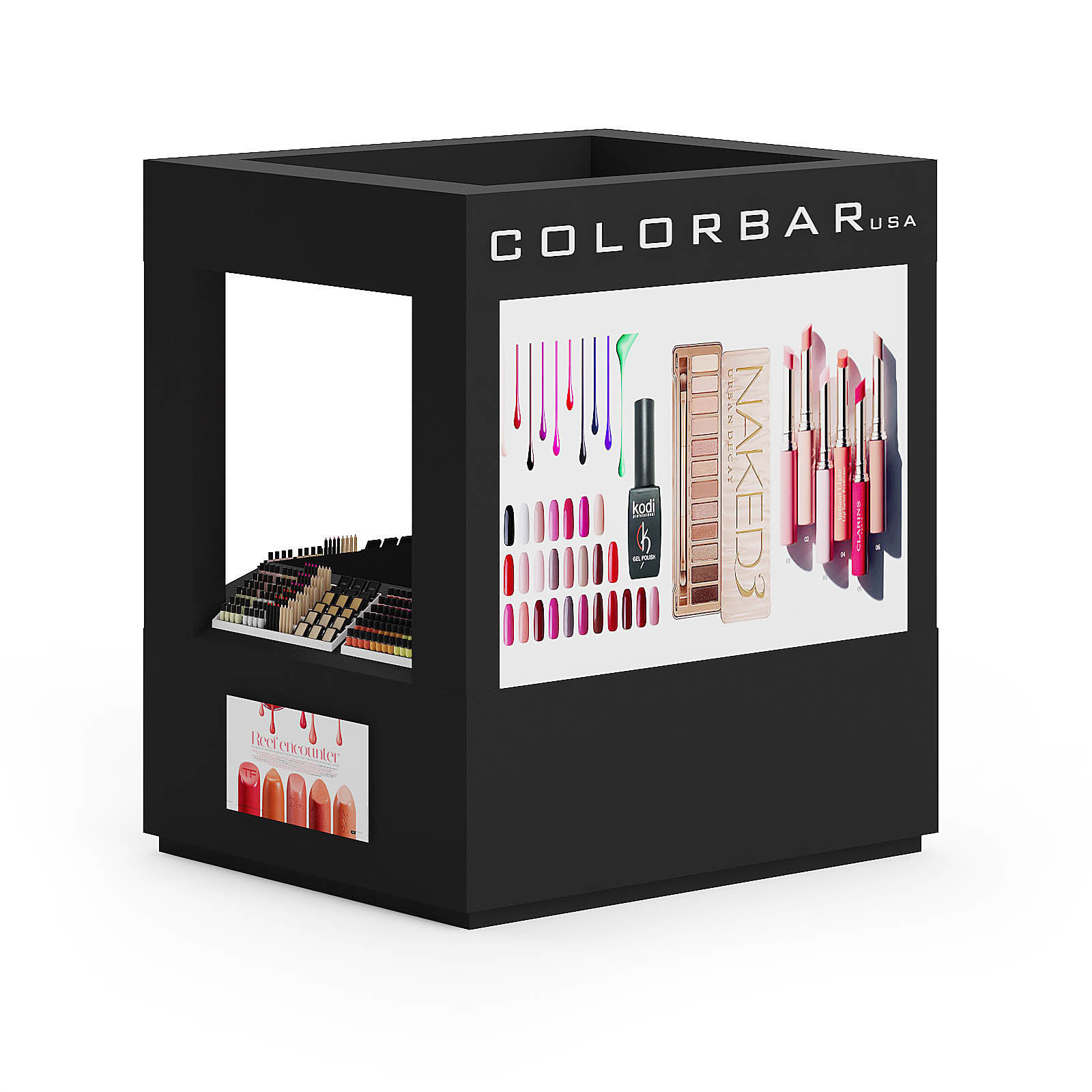 Cosmetics Stall 3D Model 3D model_4