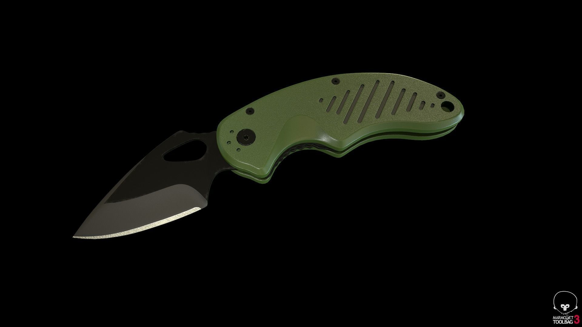 Tactical Knife - mid poly