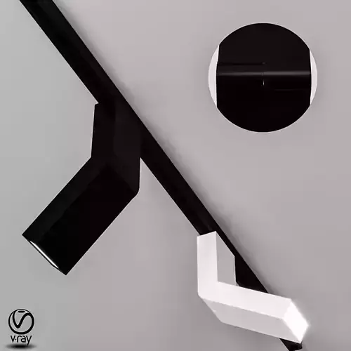 LED TRACK LIGHT  RECTANGULAR  ALUMINUM  COMMERCIAL