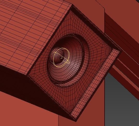 HID TRACK LIGHT HALOGEN LED SQUARE 3D model_4