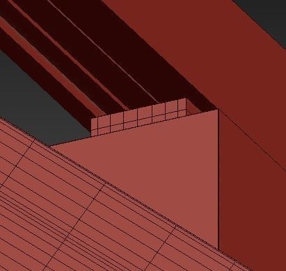 HID TRACK LIGHT HALOGEN LED SQUARE 3D model_3