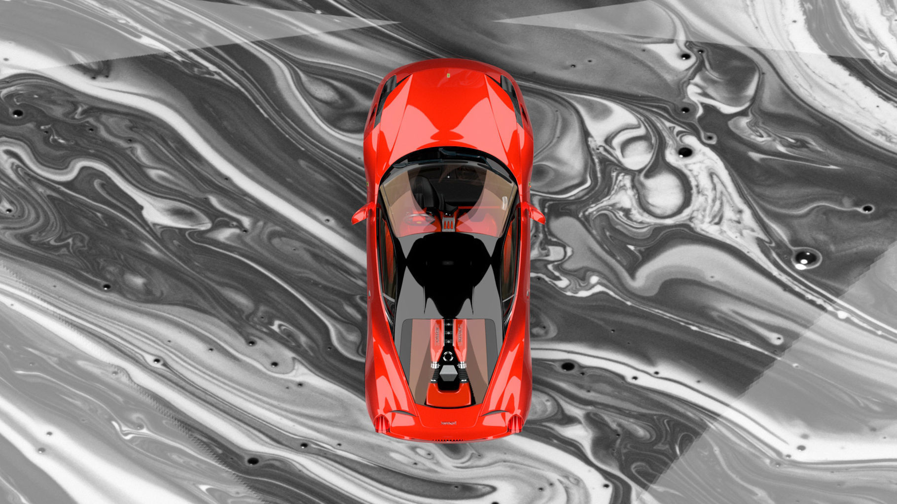 Ferrari 458  Italia High Poly Realistic 3D Model 3D model_3