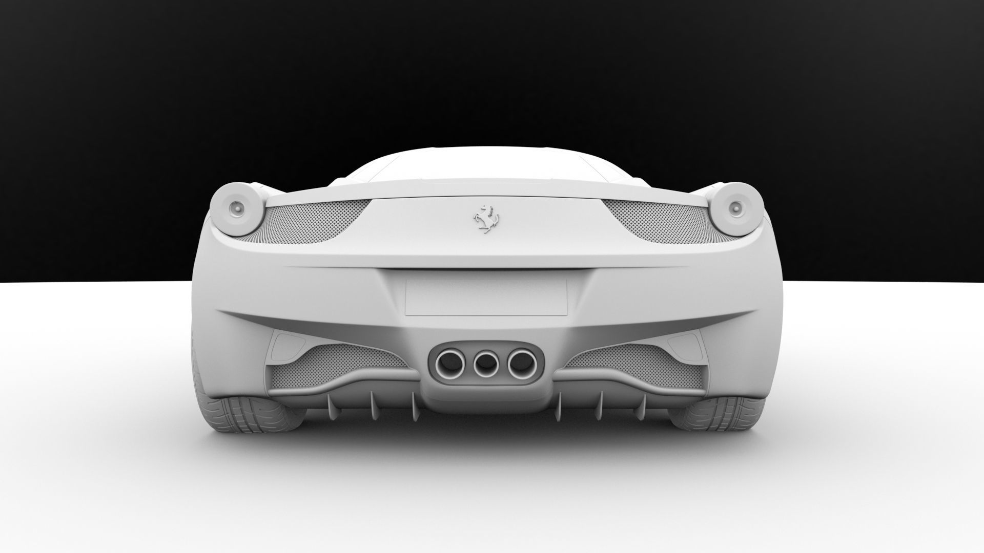 Ferrari 458  Italia High Poly Realistic 3D Model 3D model_20