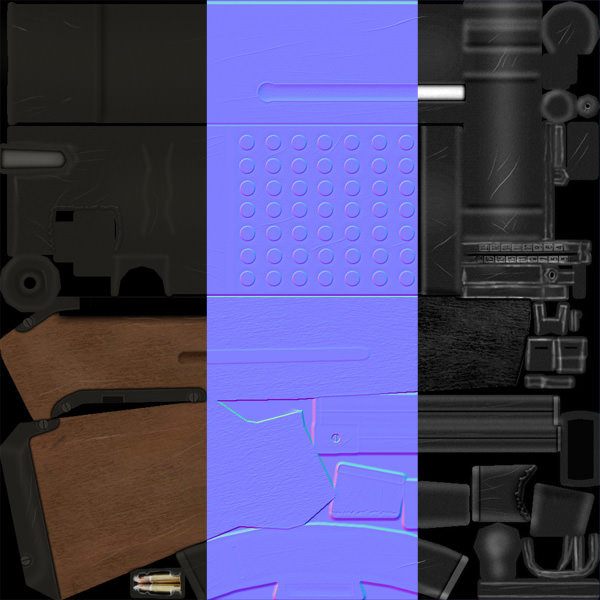 Type 100 Low-poly 3D model_4