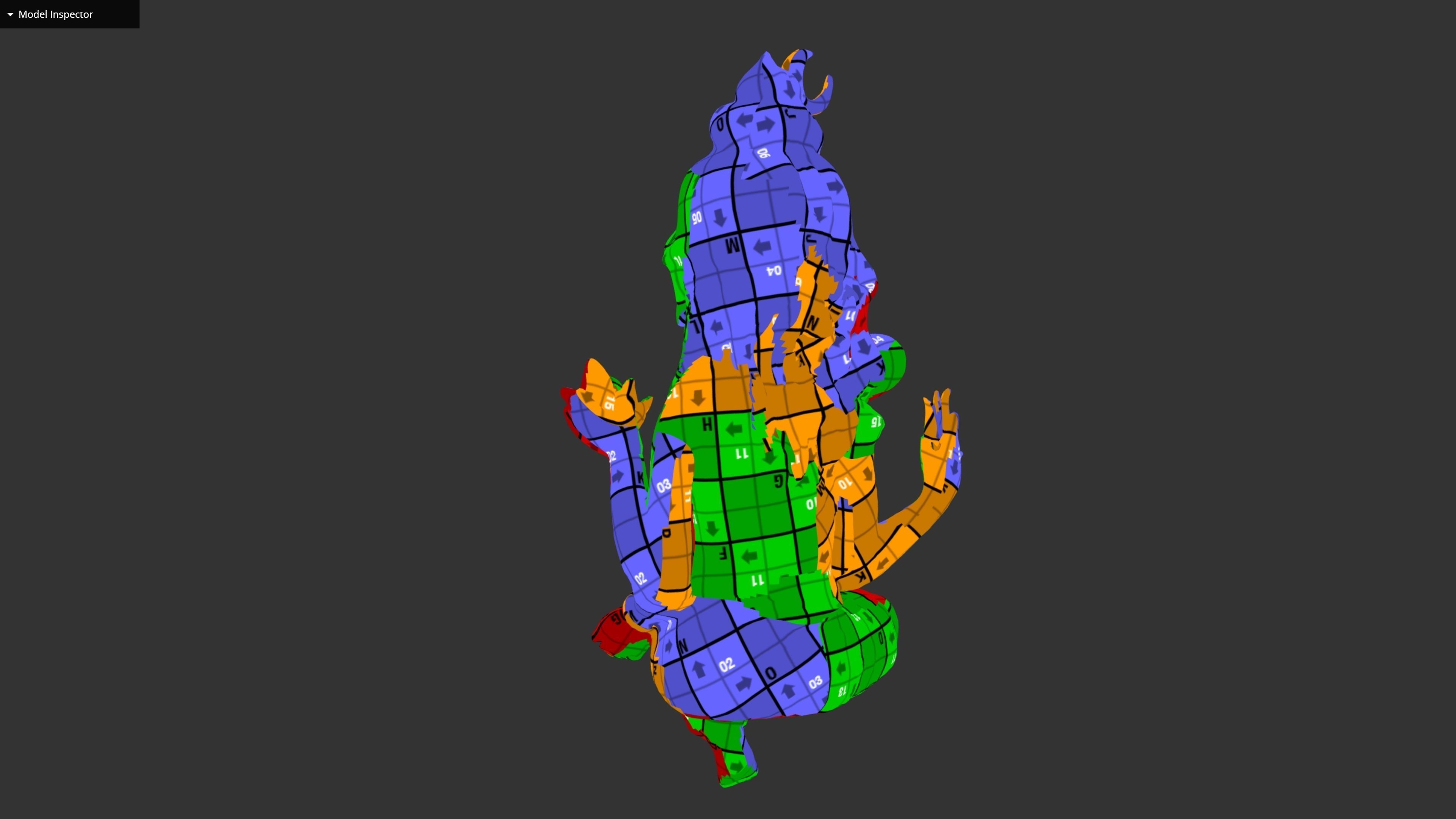 ShivaShakti statue Low-poly 3D model_45