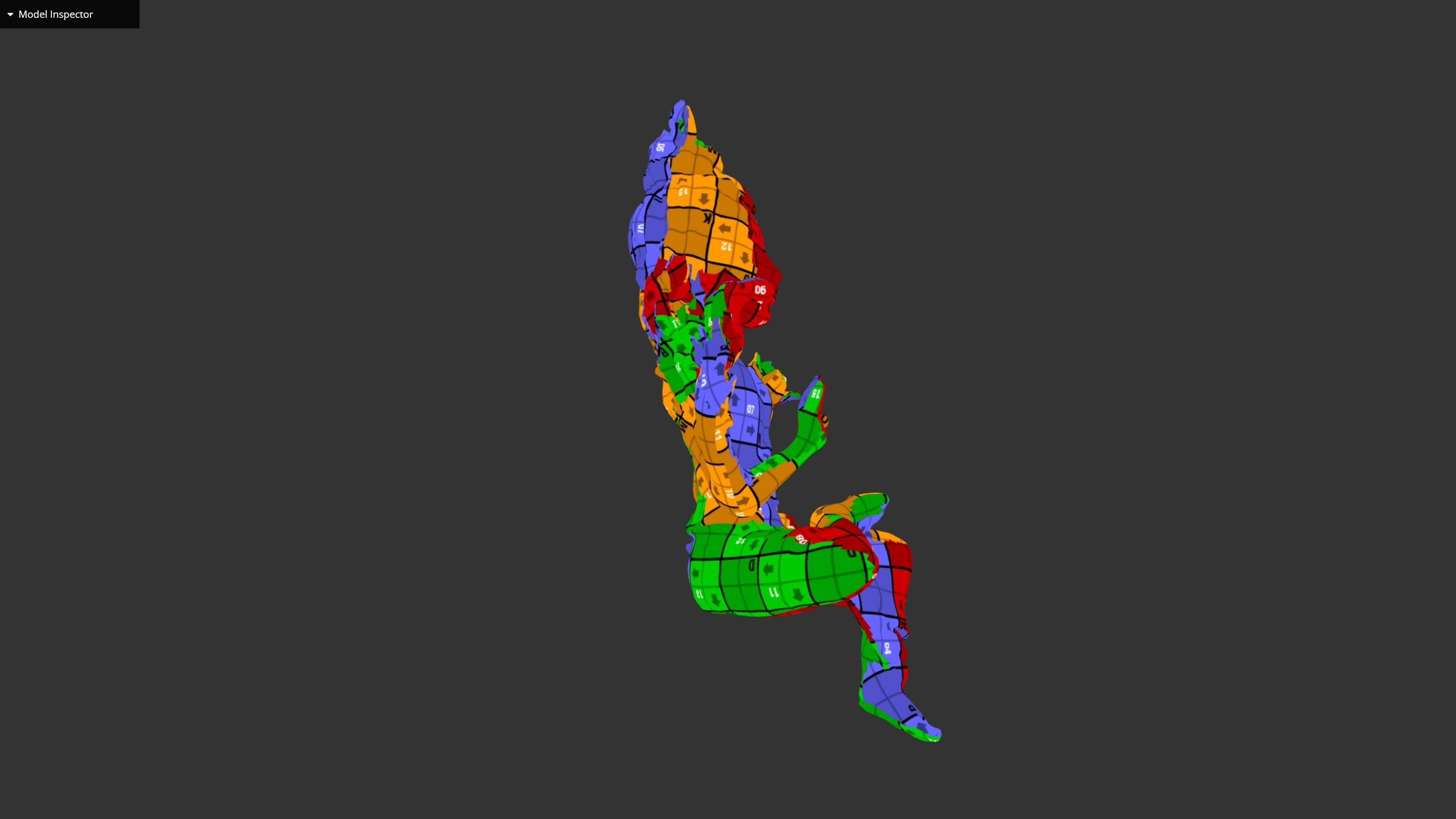 ShivaShakti statue Low-poly 3D model_44