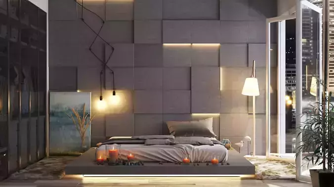 Modern Bayfront Room