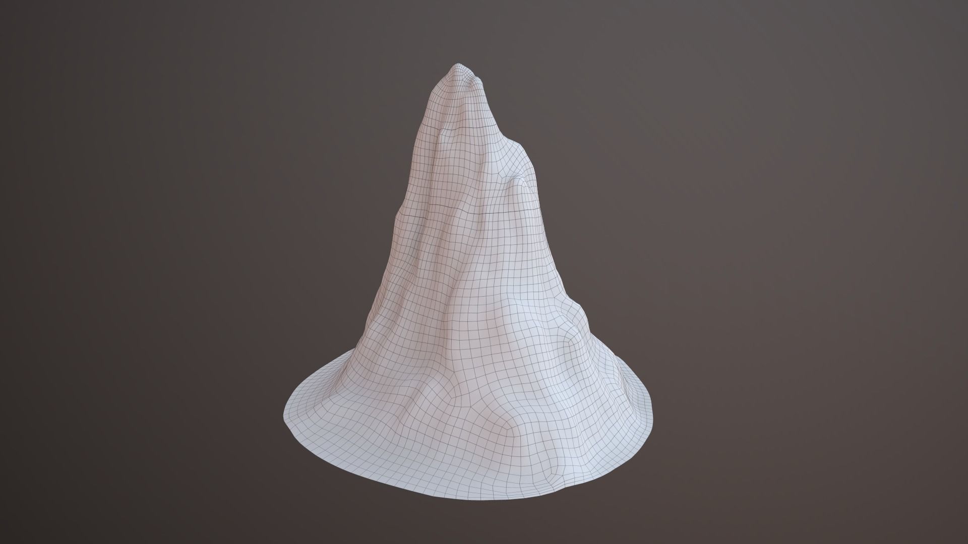 Mountain PBR GameReady Low-poly 3D model_13