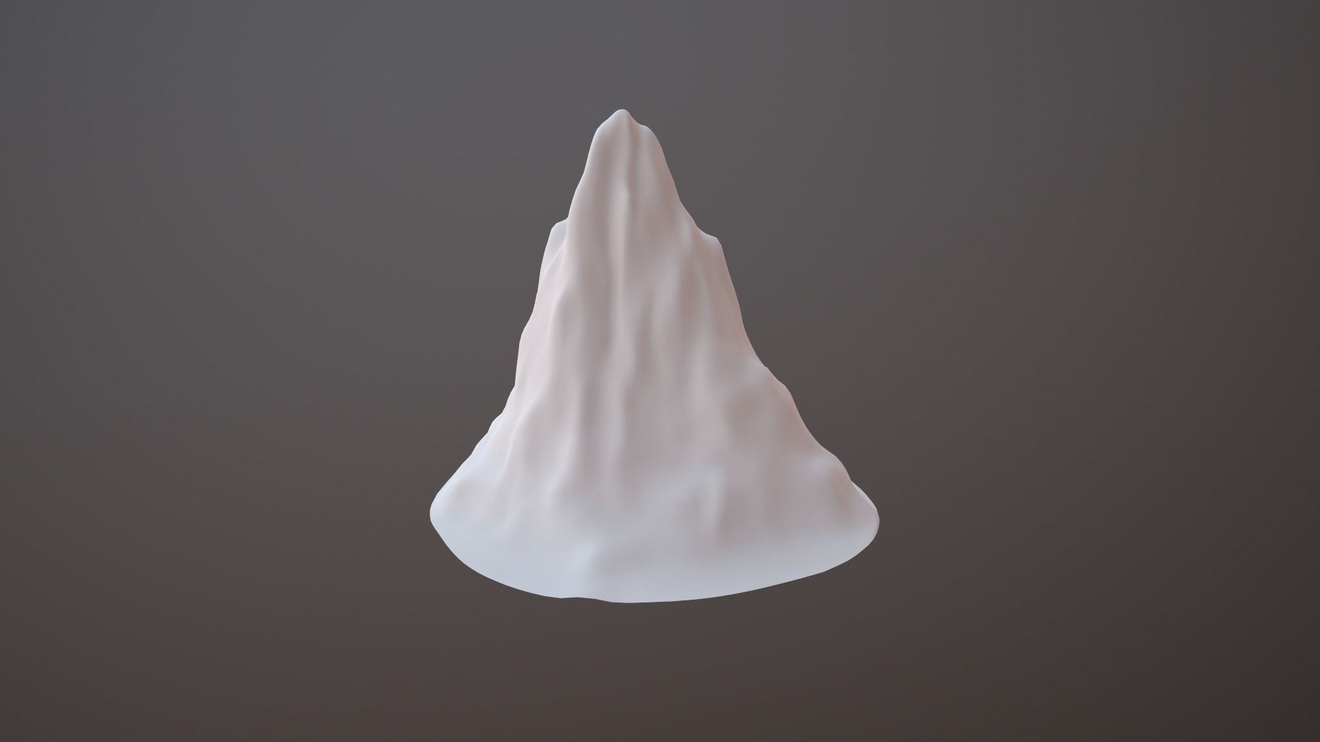 Mountain PBR GameReady Low-poly 3D model_12