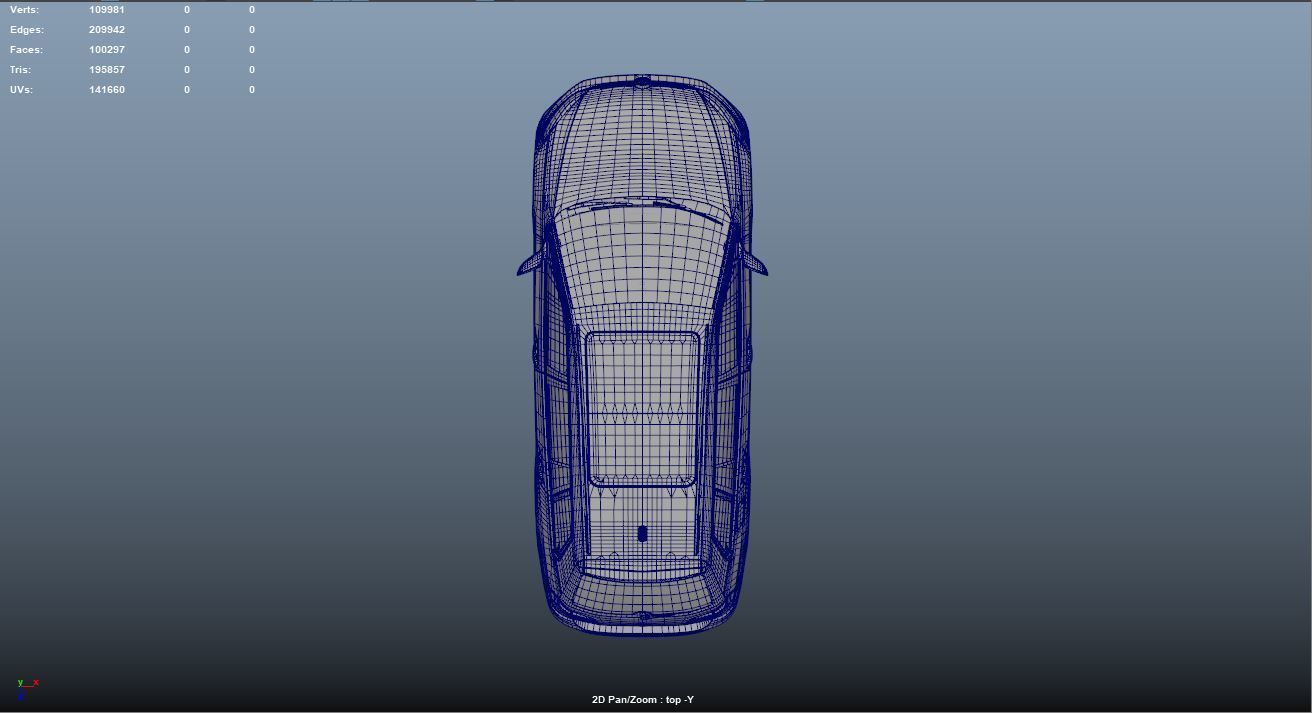 2018 volkswagen golf sportwagen Low-poly 3D model_10