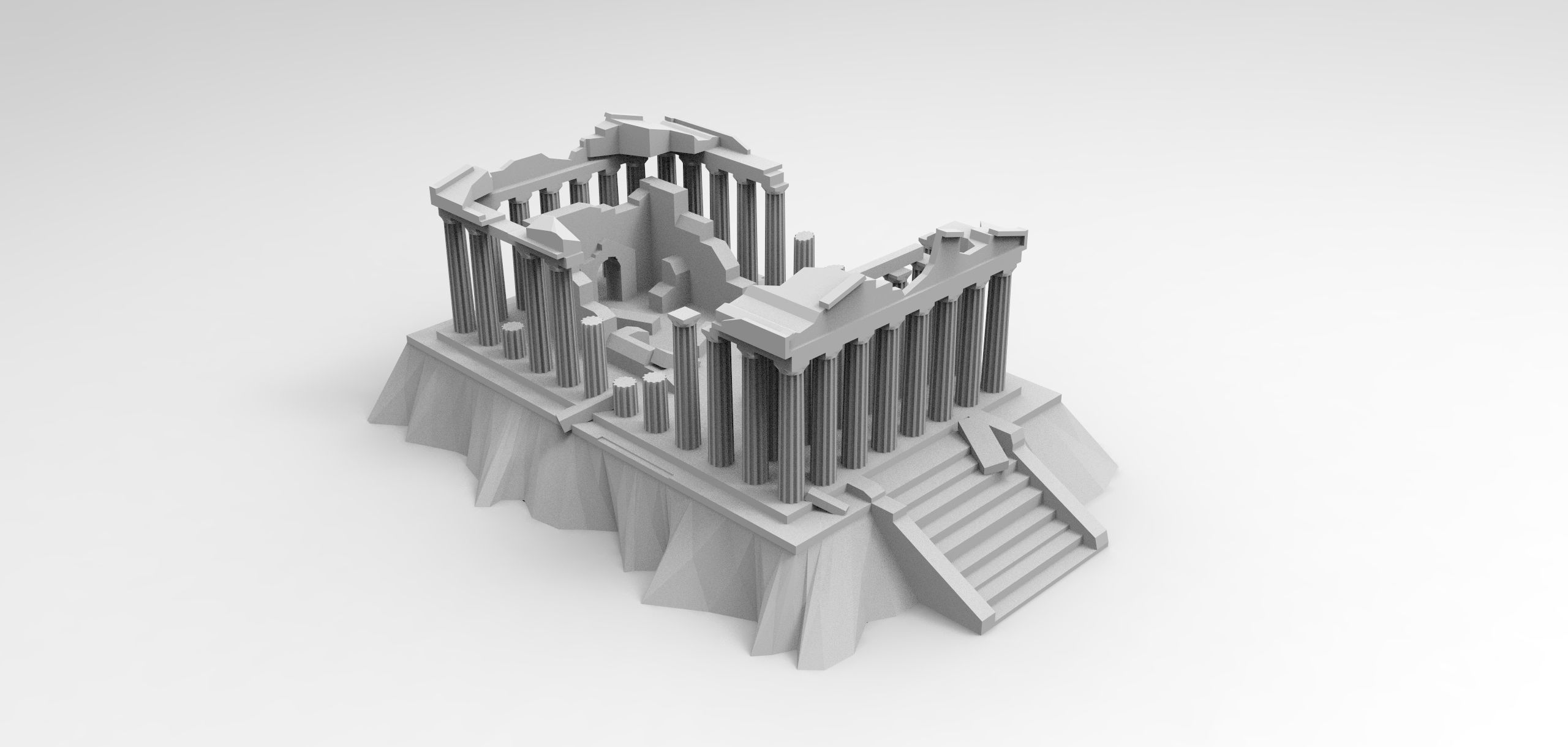 Parthenon 3D print model | CGTrader