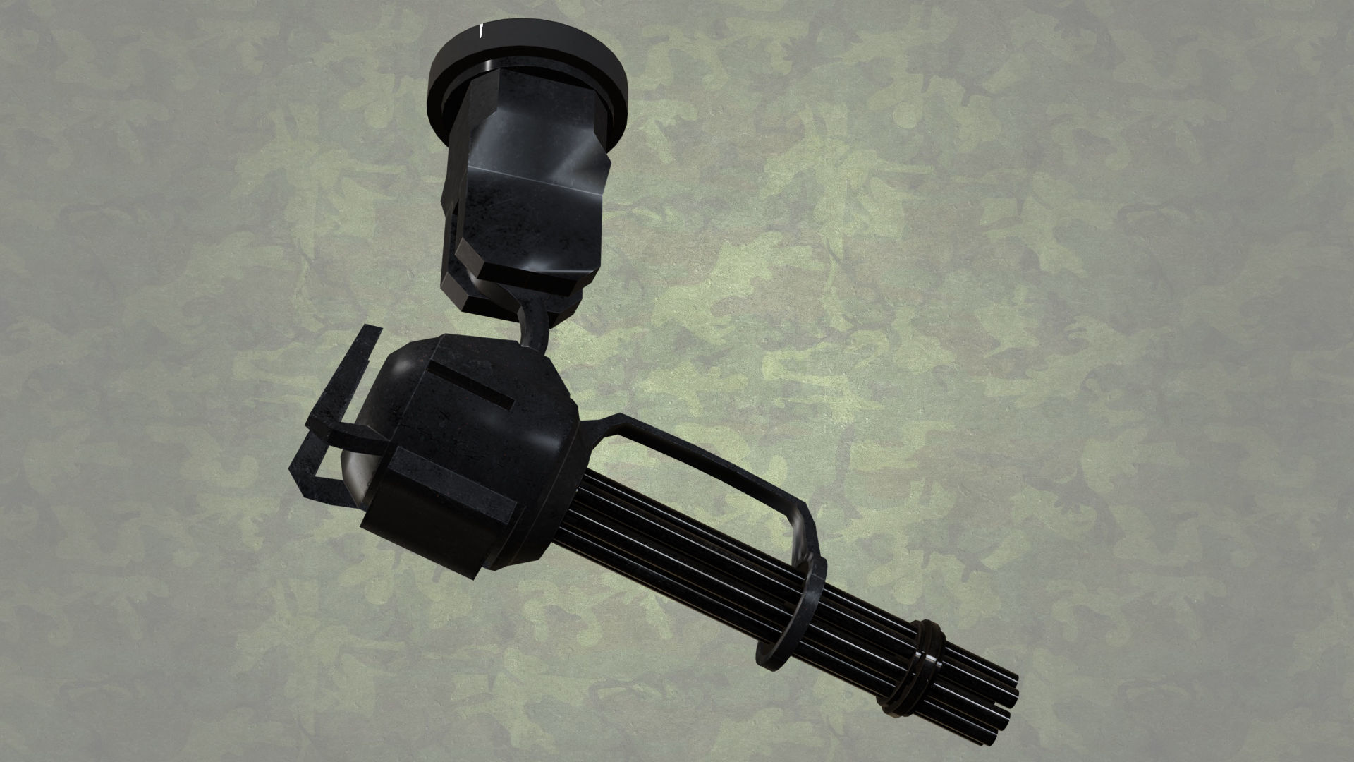 Robotic Machine Gun 3D model_5