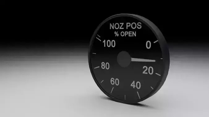 F16 Nozzle Position Indicator 3D model