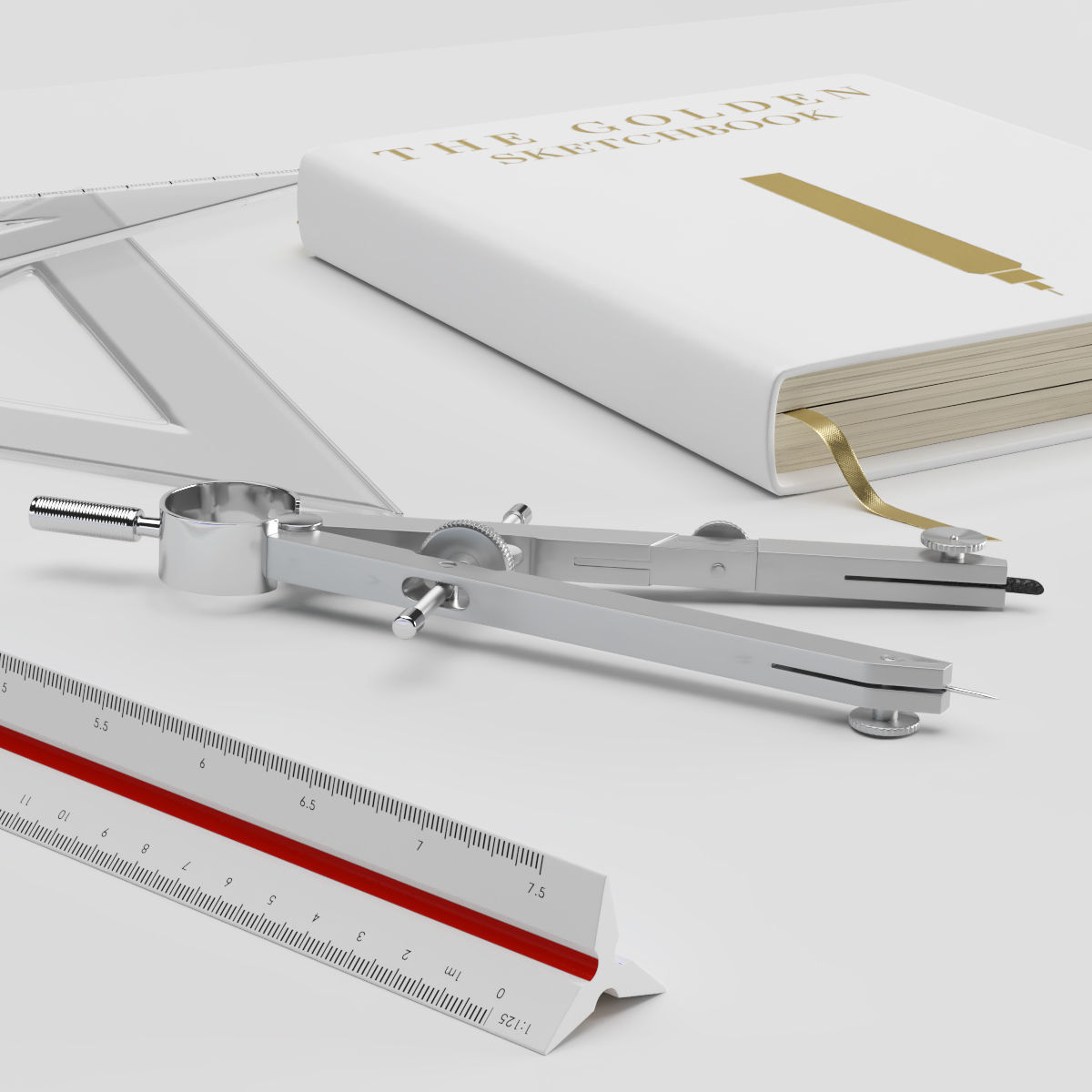 Architect Accessories 3D model CGTrader