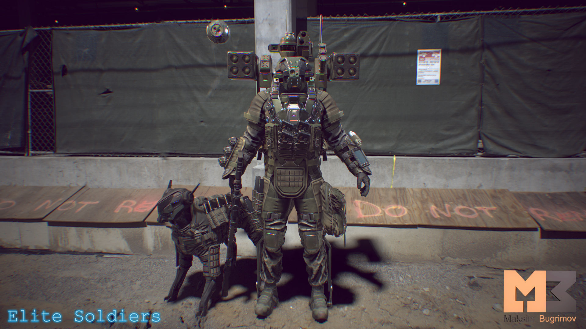 Elite Soldiers Pack Low-poly 3D model_6