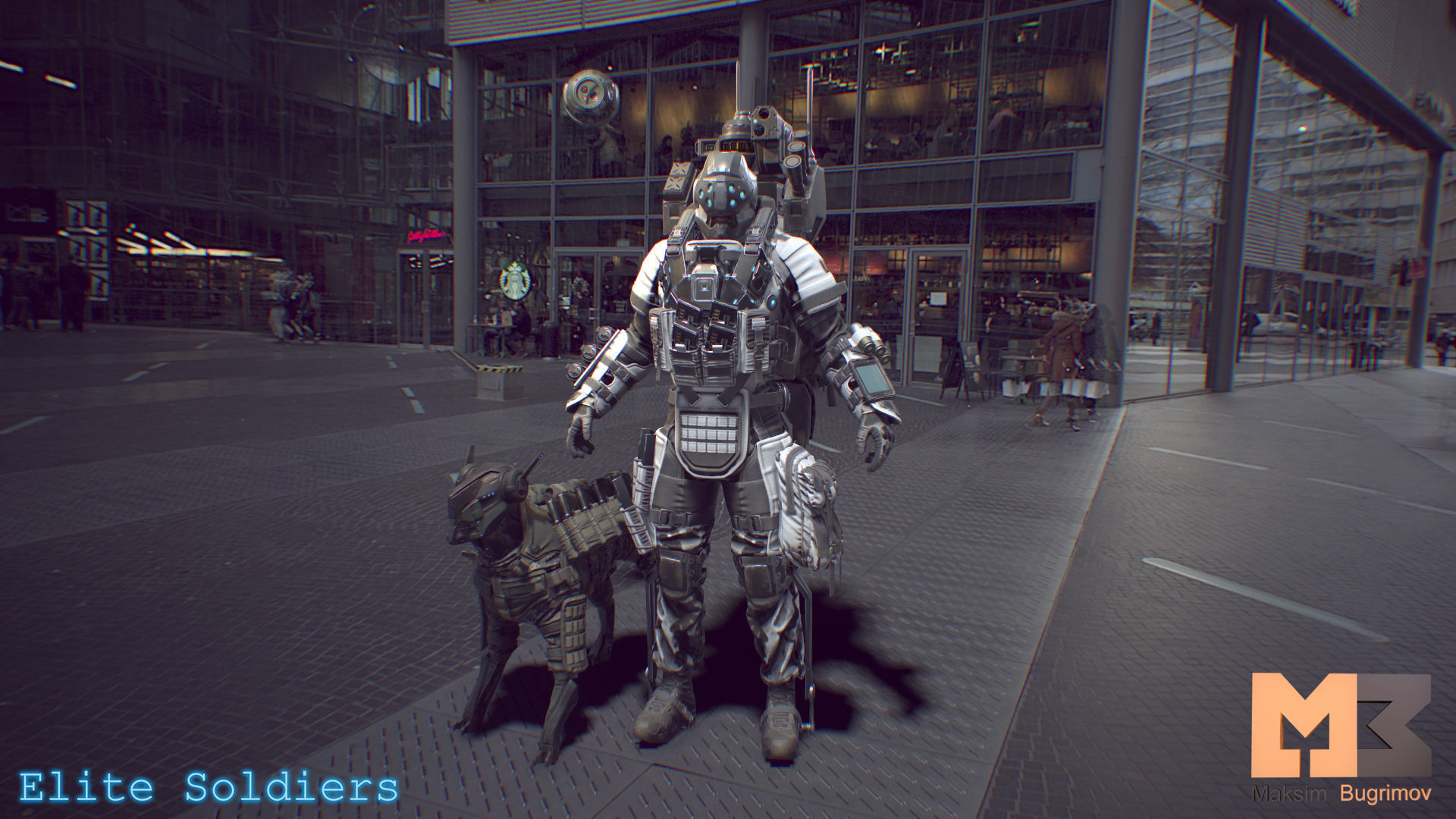 Elite Soldiers Pack Low-poly 3D model_8