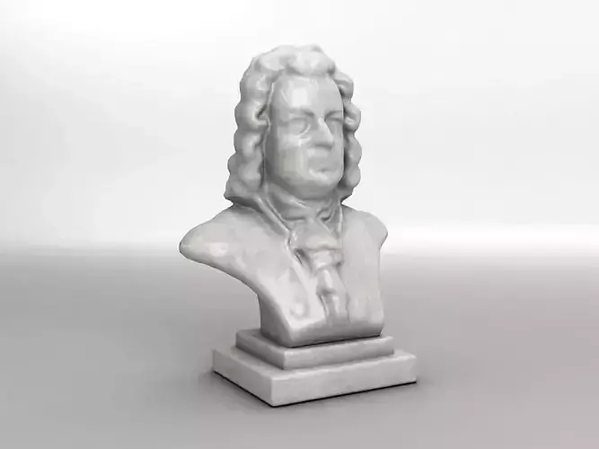 Sculpture Bust of  Johann Sebastian Bach