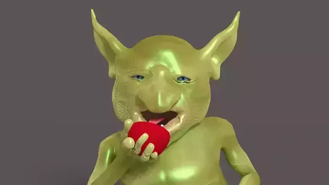 goblin animated Low-poly 3D model
