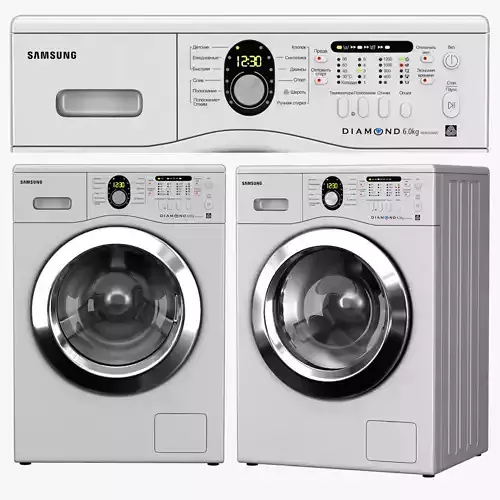washing machine Samsung WF8592FFS 3D model