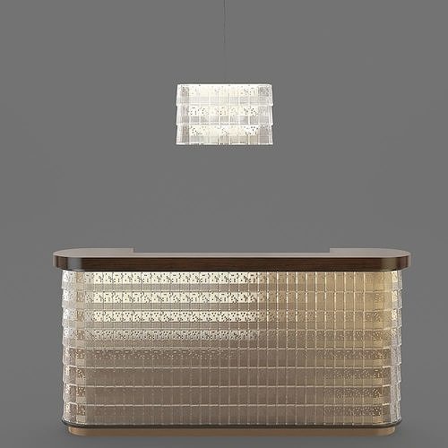 bar counter Le Bar Baccarat La Maison 3D model