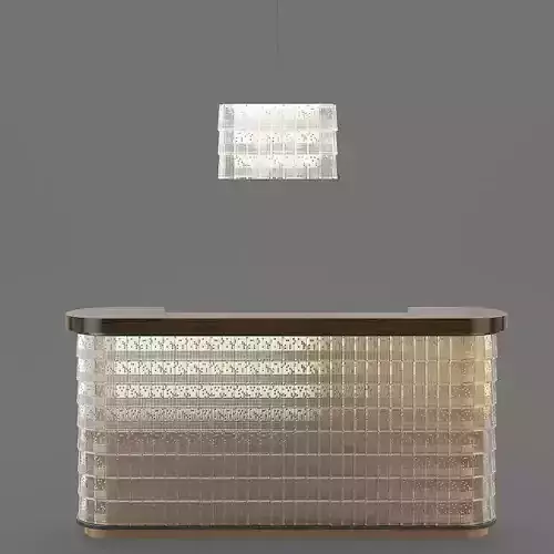bar counter Le Bar Baccarat La Maison 3D model