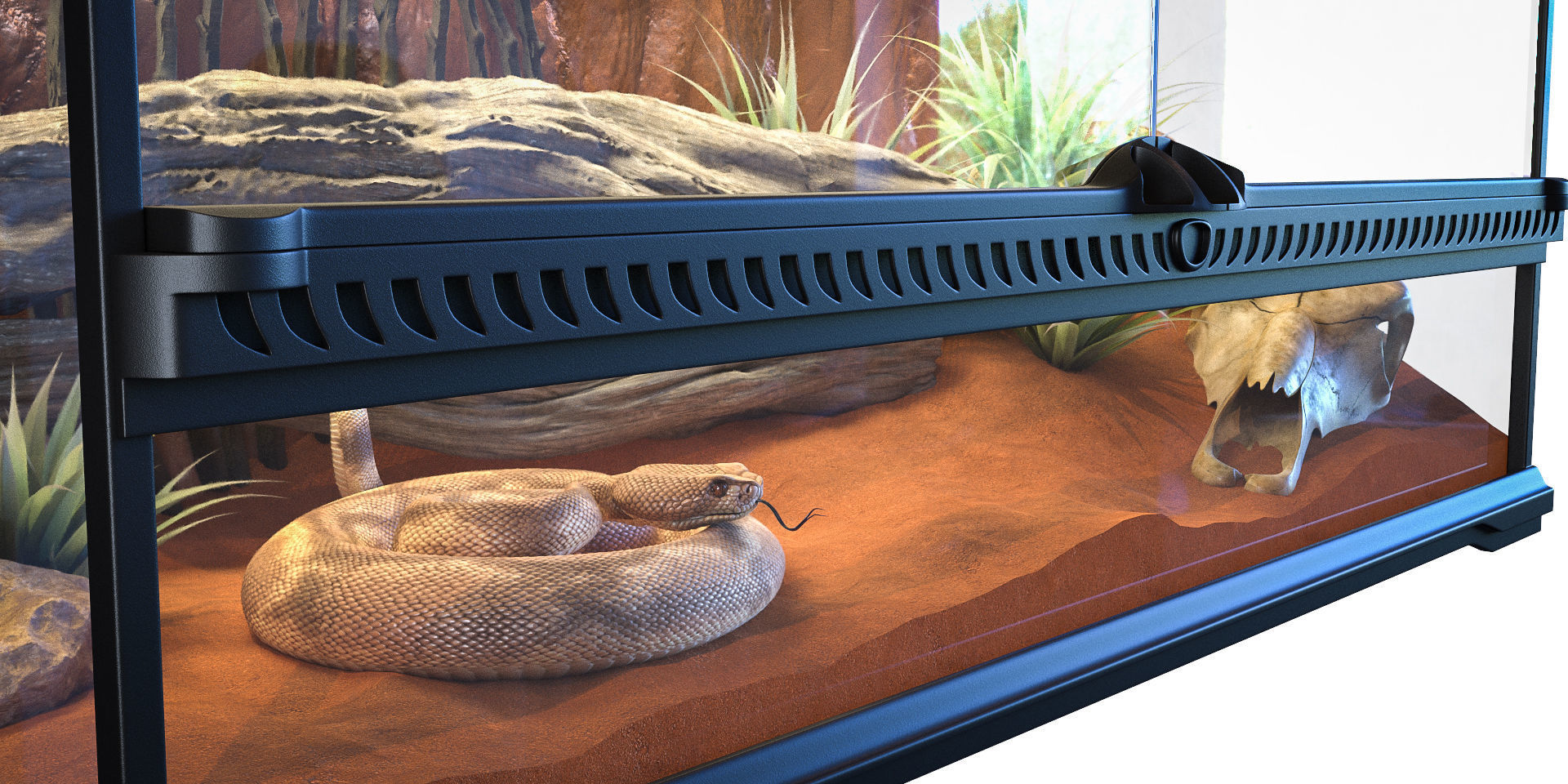 Terrarium Exo-Terra for the snake 3D model_3