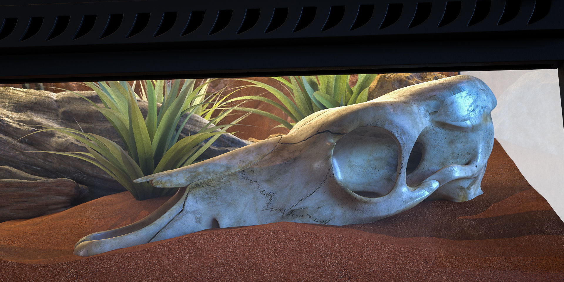 Terrarium Exo-Terra for the snake 3D model_4
