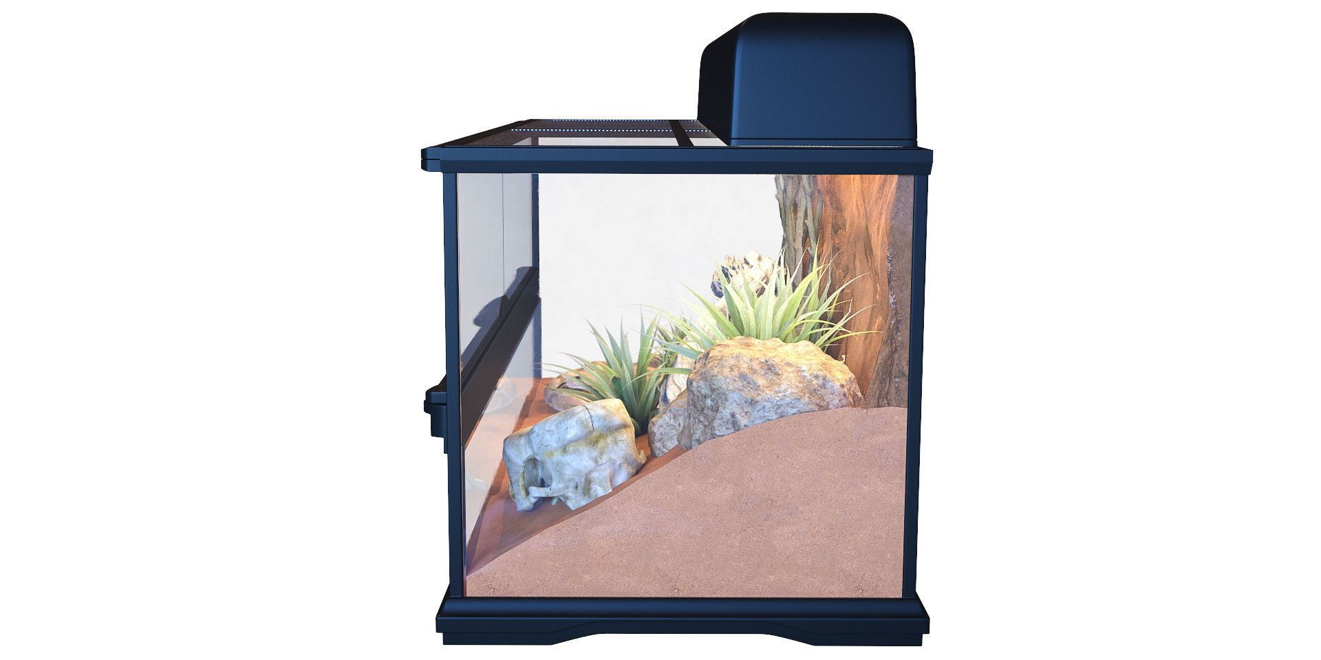 Terrarium Exo-Terra for the snake 3D model_7