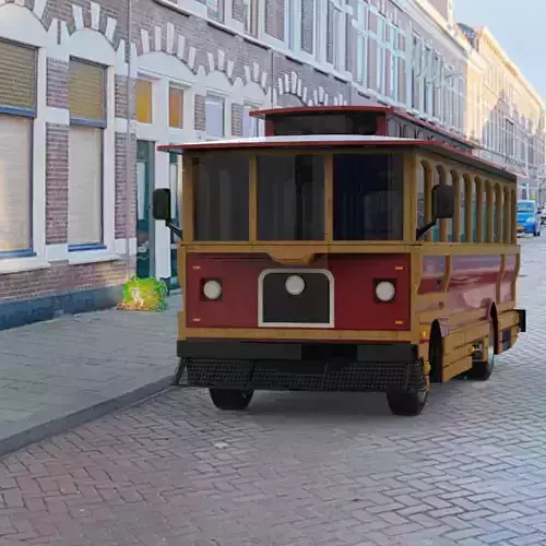Trolley in obj format 3D model