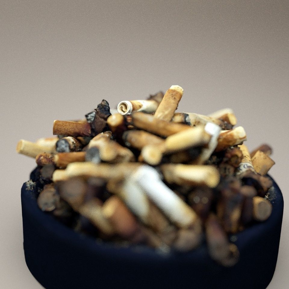 8K - Ash Tray 3D model_5