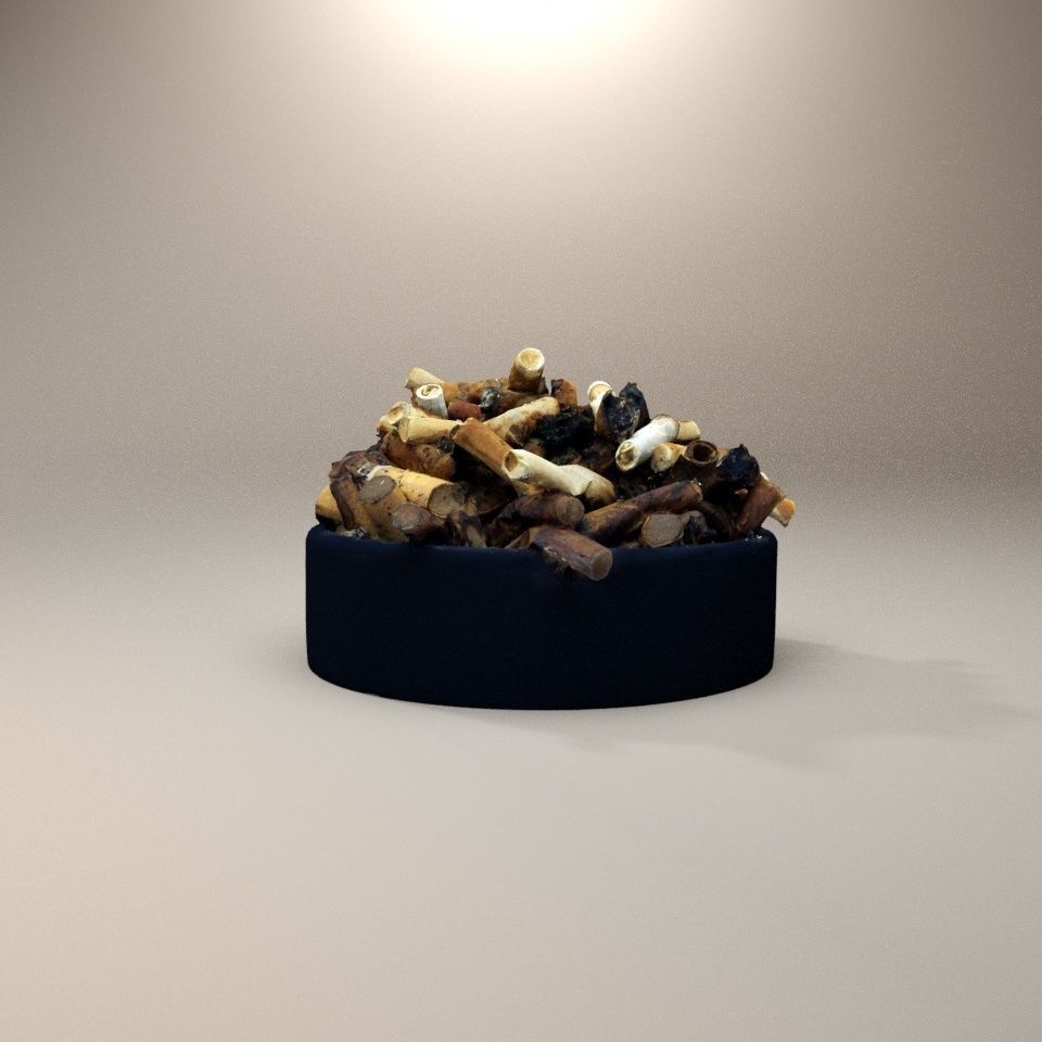 8K - Ash Tray 3D model_3