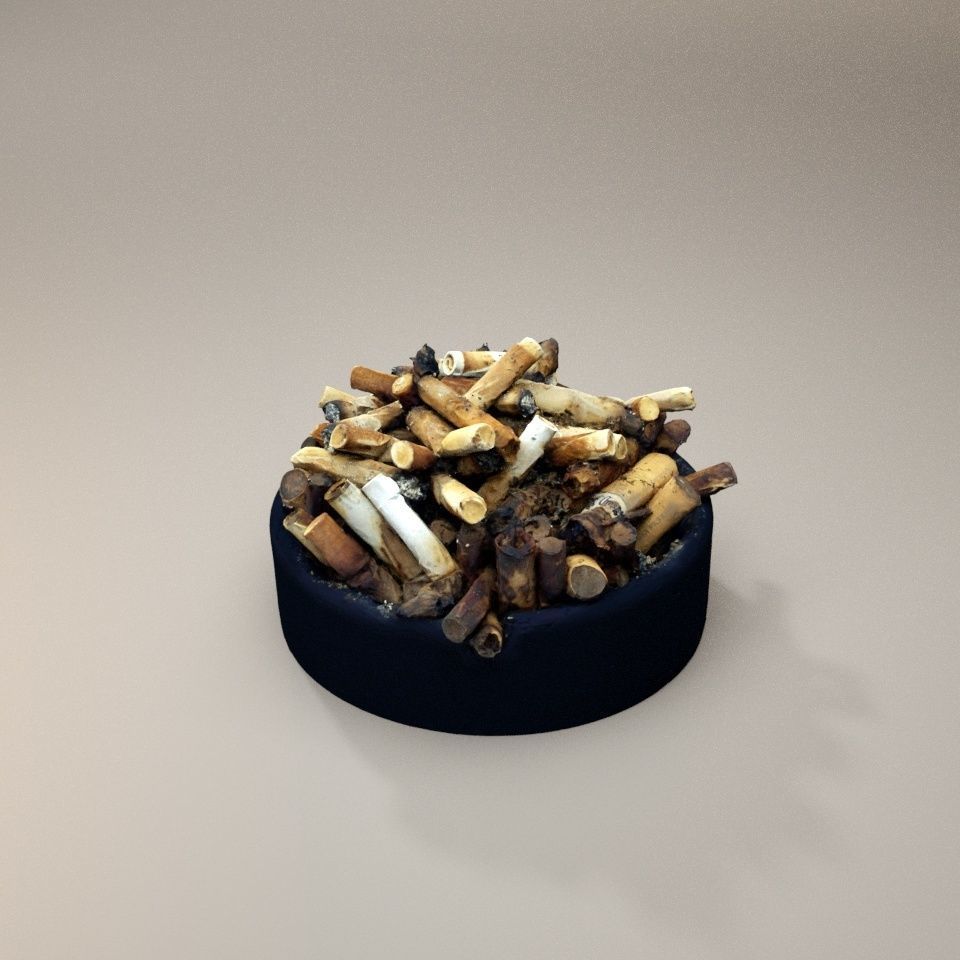 8K - Ash Tray 3D model_4