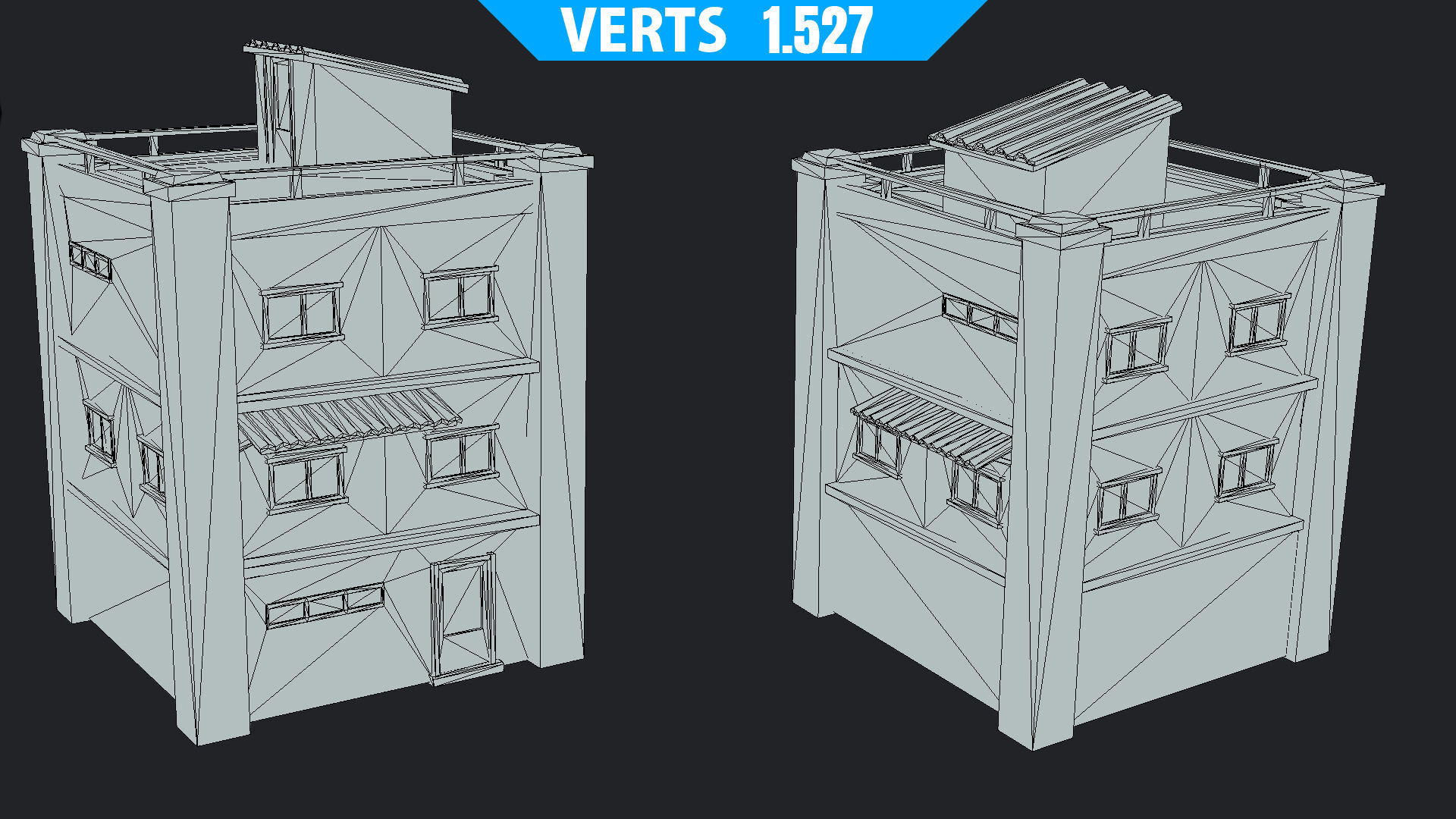 House of Color H Low-poly 3D model_14