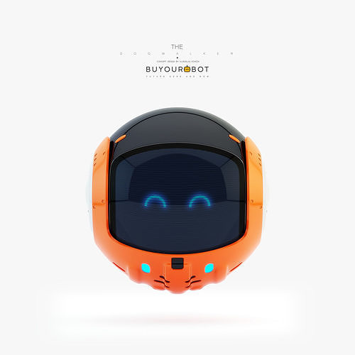 Dog walker bot 3D model