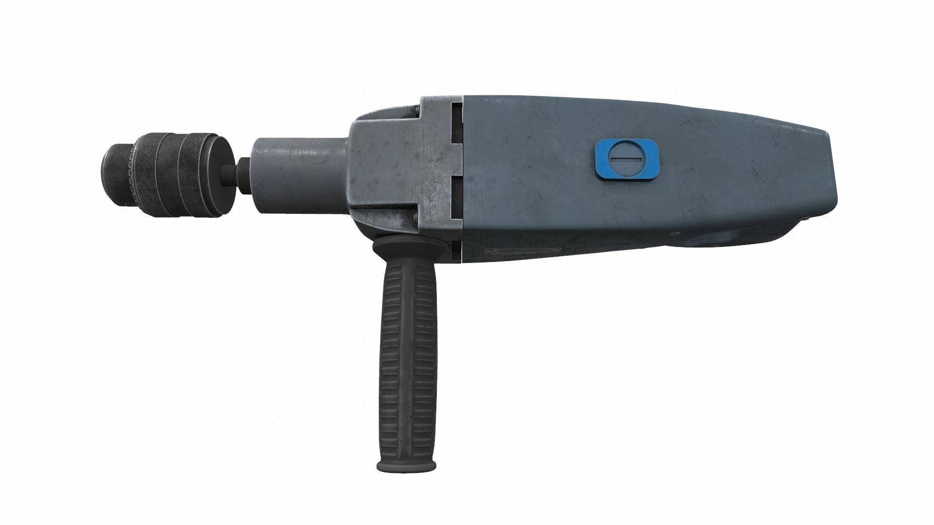 Vintage soviet drill 3D model_6
