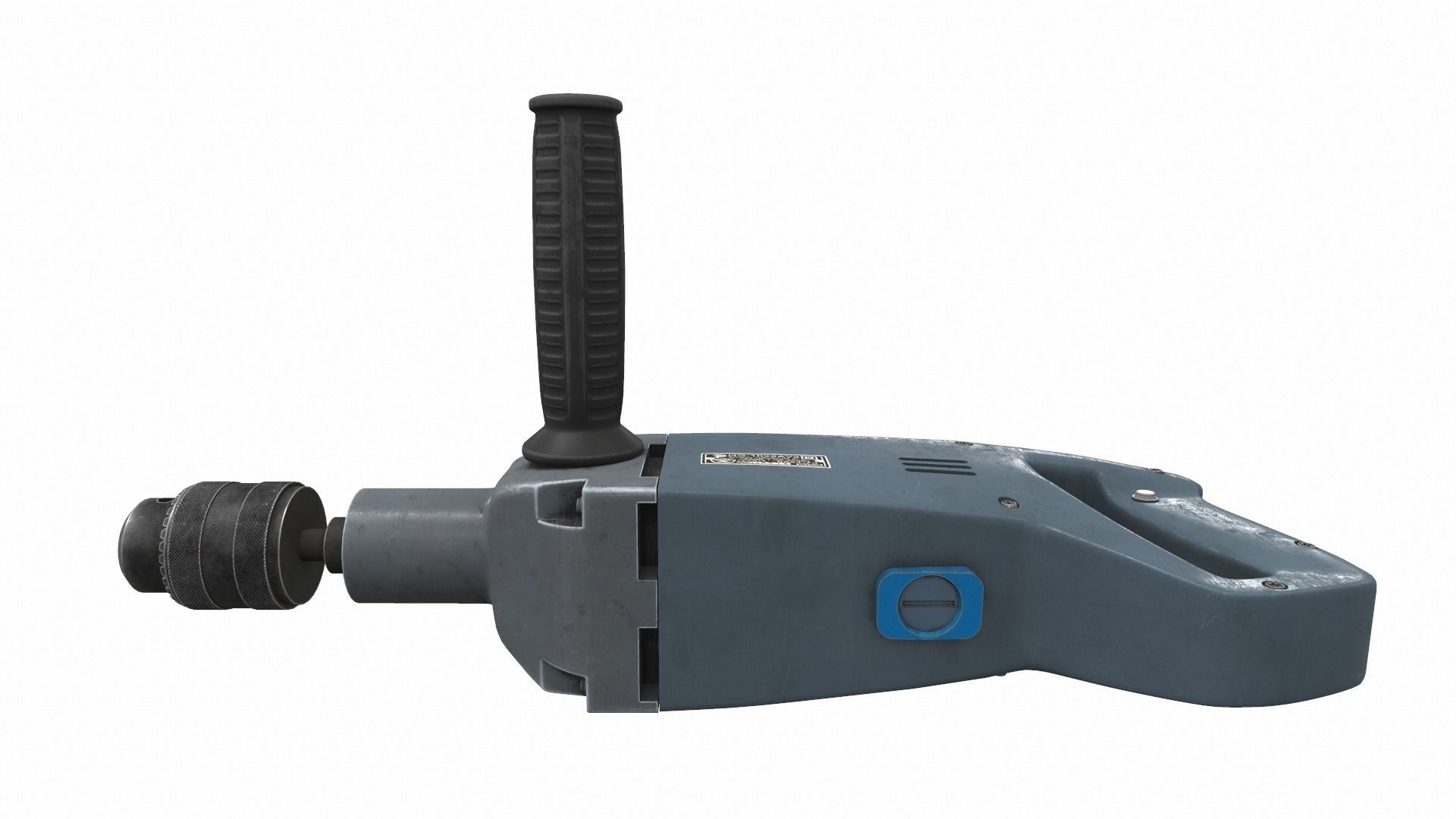 Vintage soviet drill 3D model_5