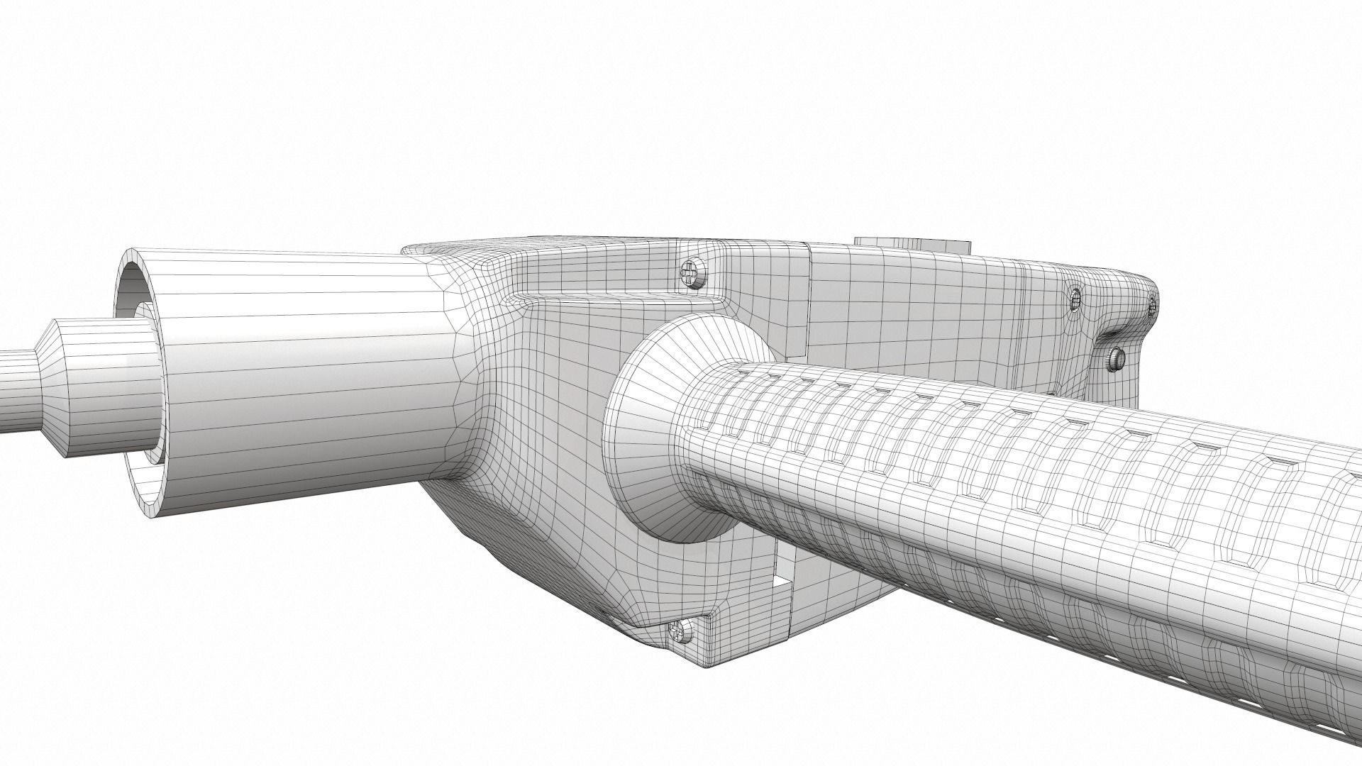 Vintage soviet drill 3D model_23