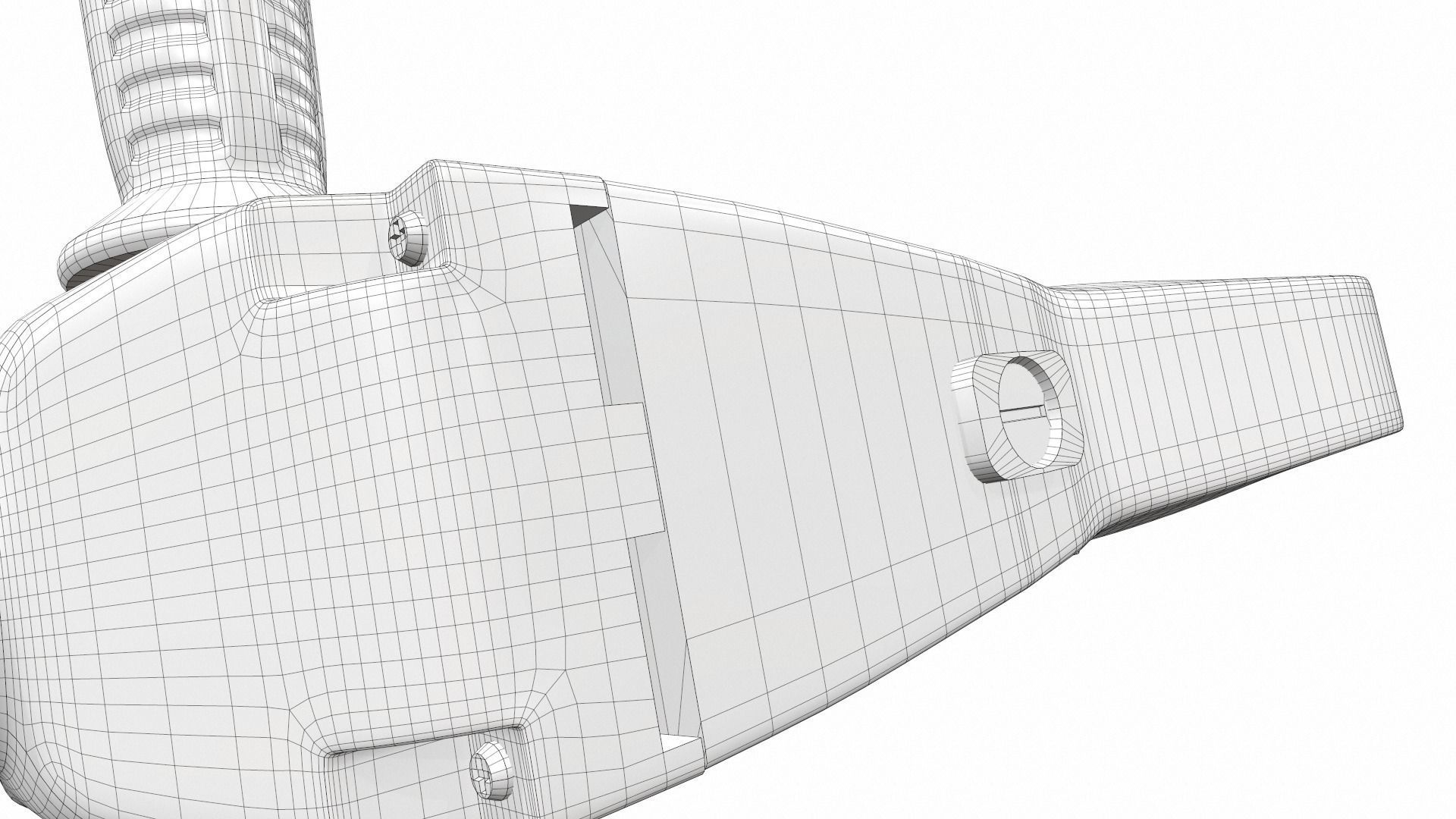 Vintage soviet drill 3D model_28