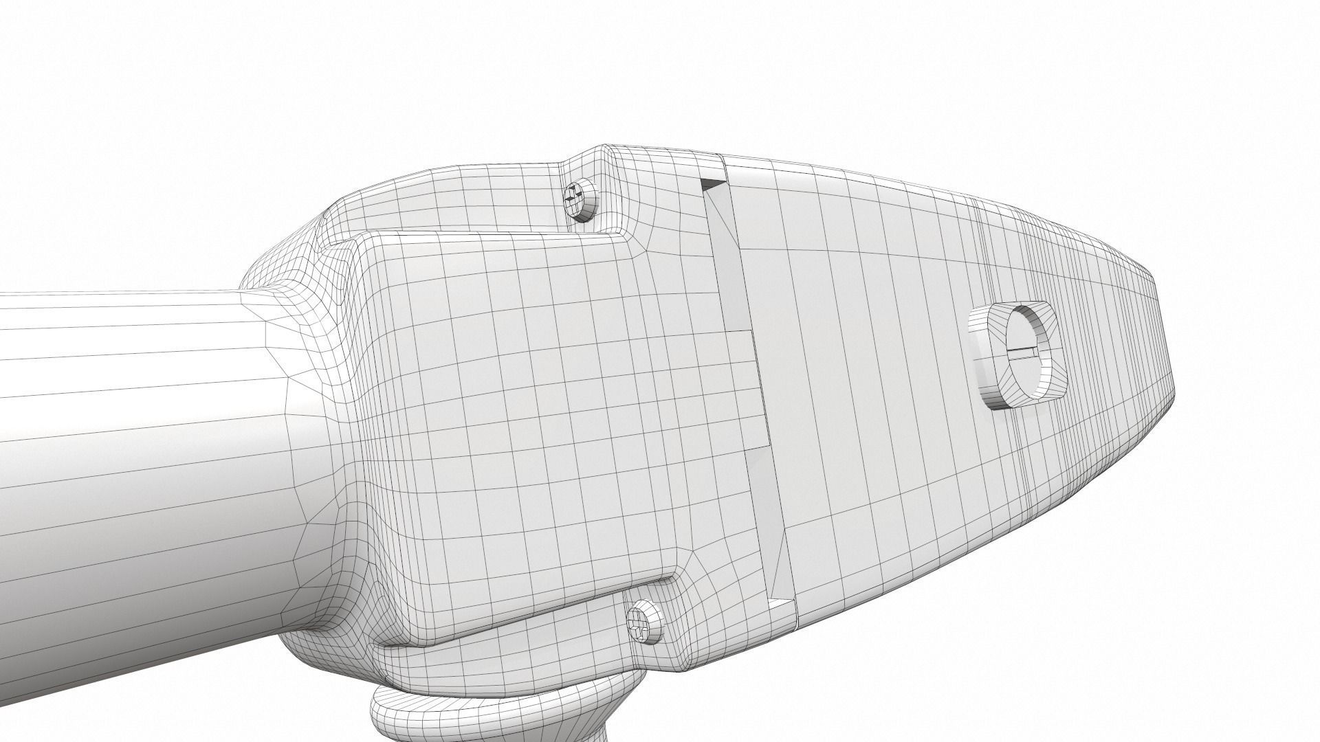 Vintage soviet drill 3D model_27