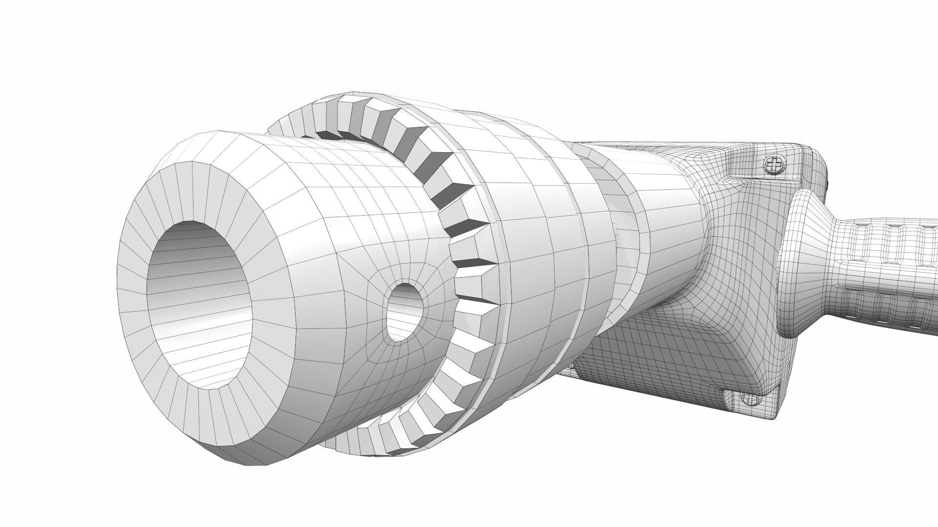 Vintage soviet drill 3D model_24