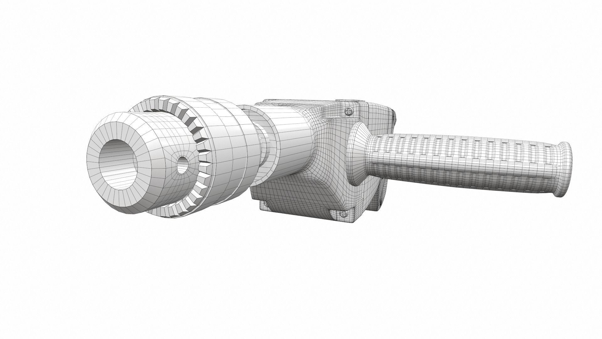 Vintage soviet drill 3D model_16