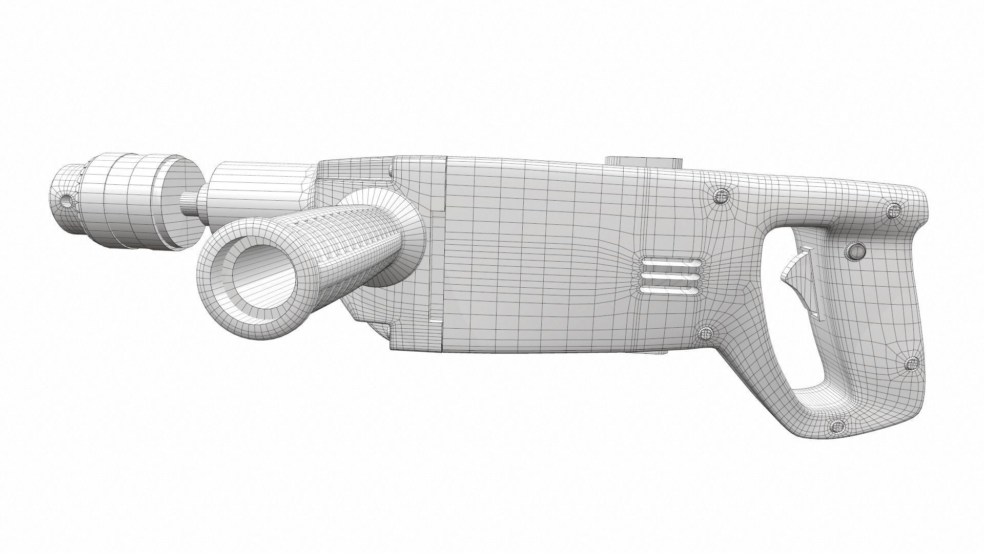 Vintage soviet drill 3D model_15