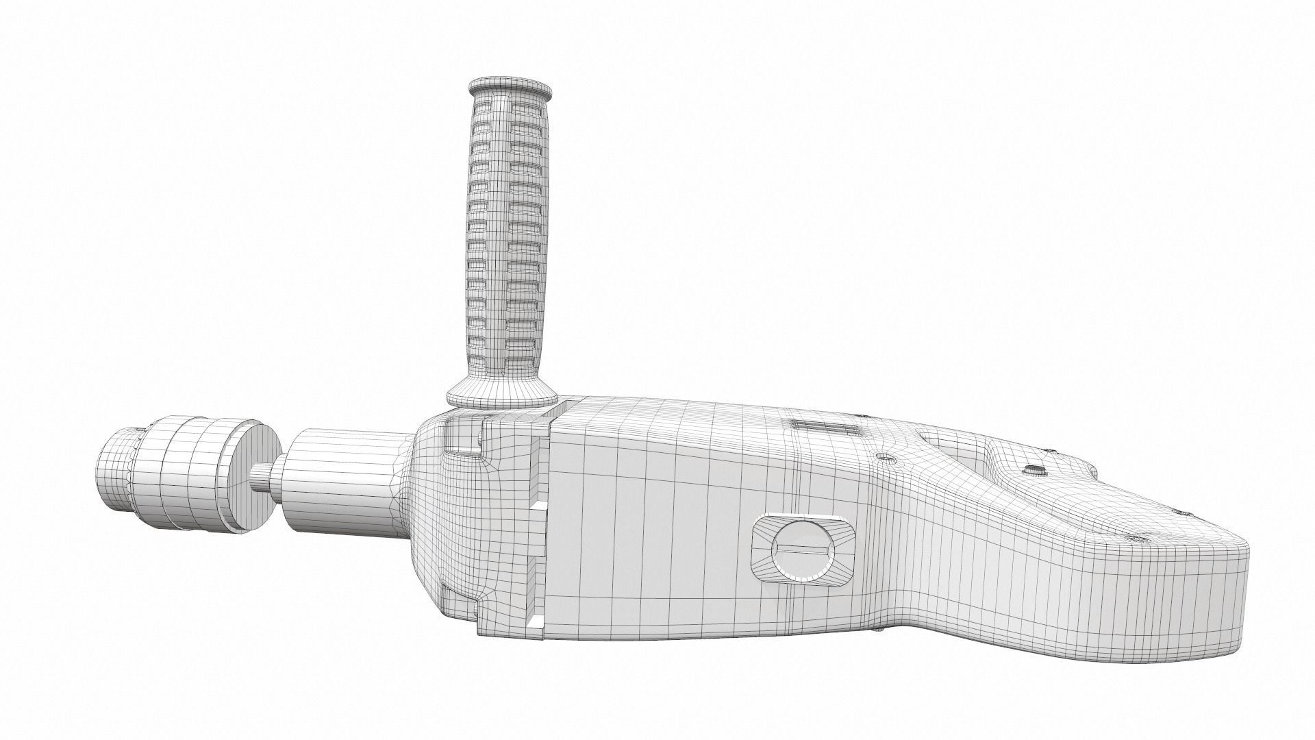 Vintage soviet drill 3D model_19