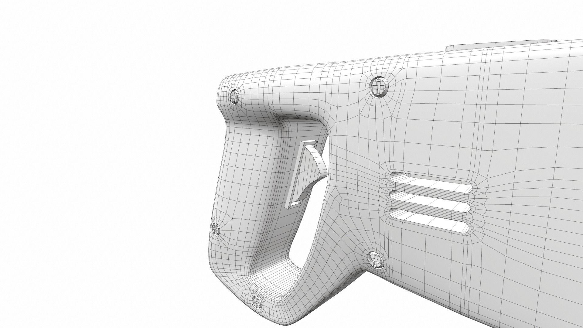 Vintage soviet drill 3D model_25