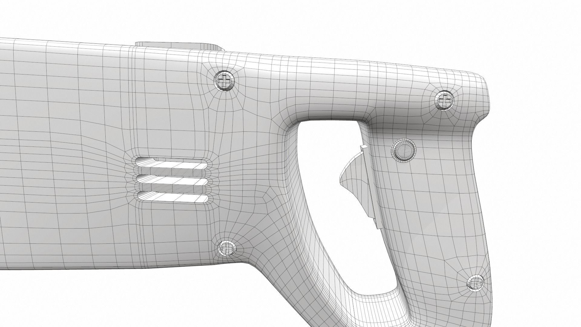 Vintage soviet drill 3D model_22