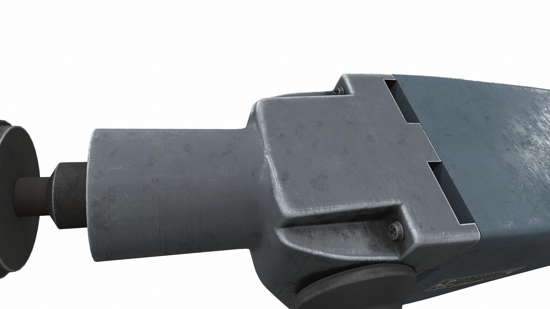 Vintage soviet drill 3D model_13