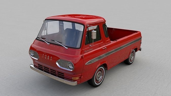 ECONOLINE E100 PICKUP 1962 3D model