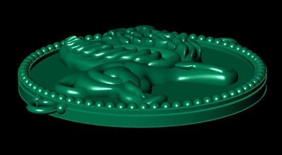 lion Bracelet 3D print model_10