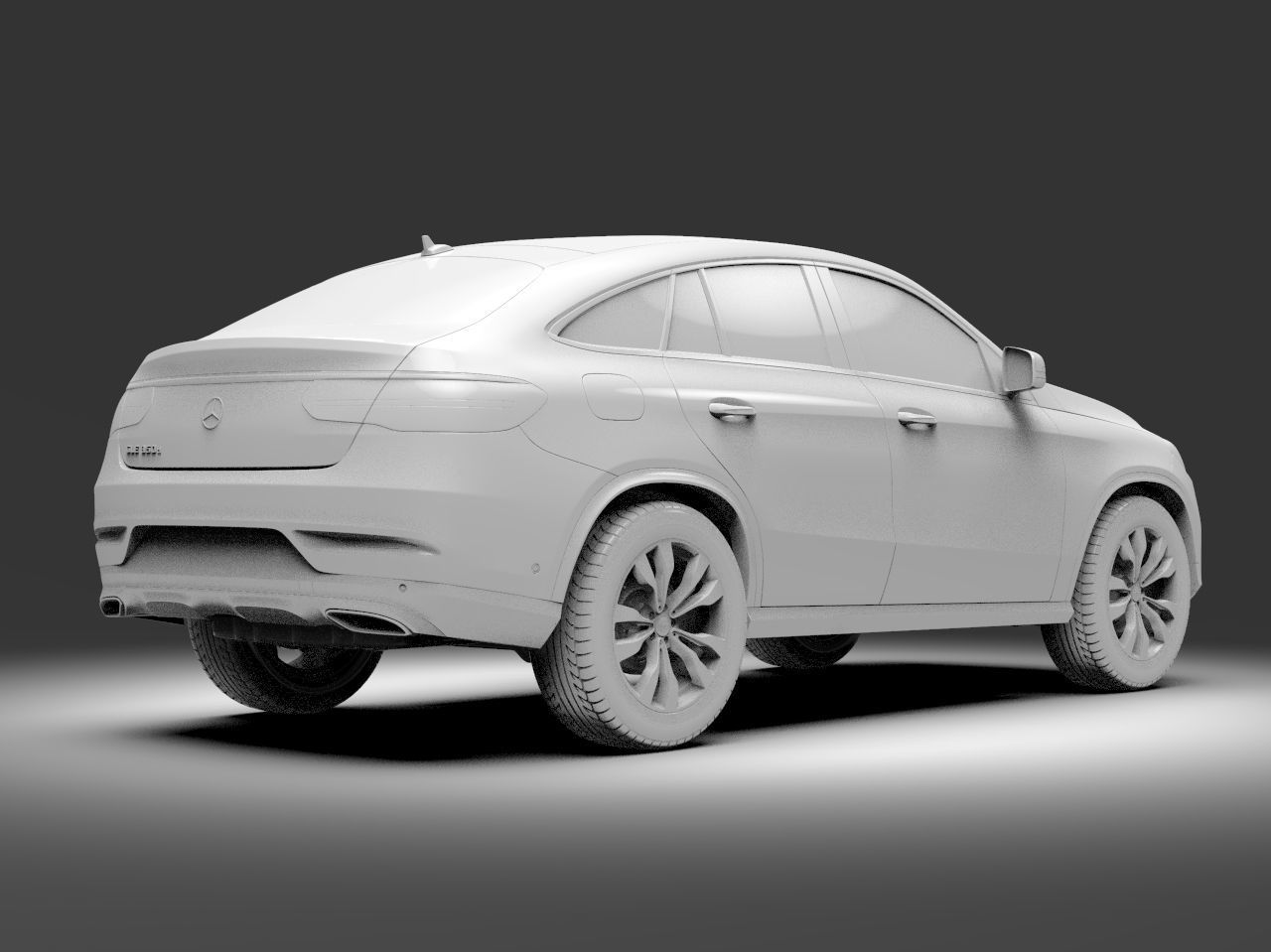 Mercedes Benz GLE Coupe 2016 3D model_7