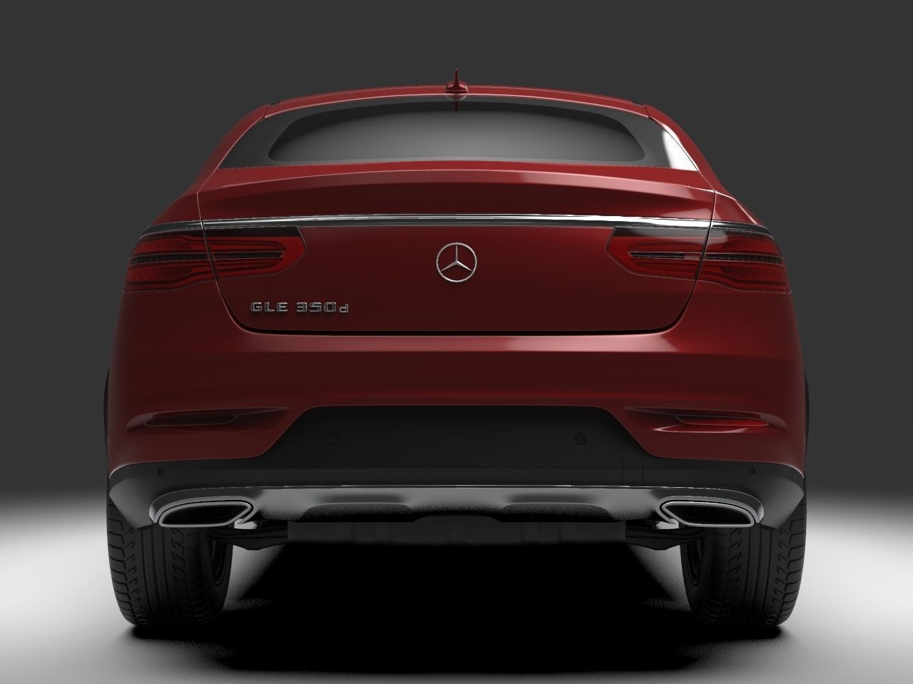 Mercedes Benz GLE Coupe 2016 3D model_5